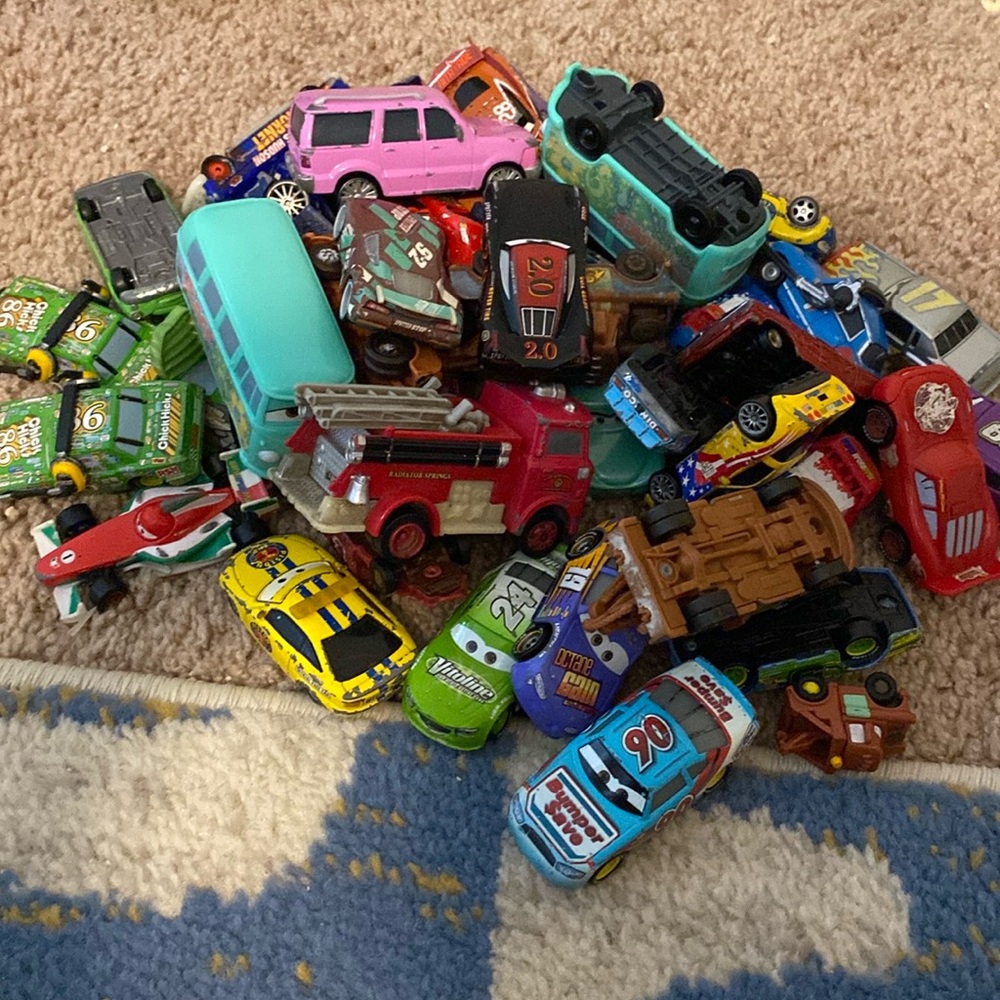 Variety of Cars for Pixar Disney Cars. All three movies. Cars 1, 2, and 3.